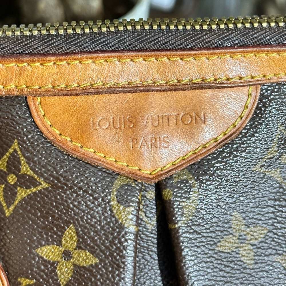 Louis Vuitton Palermo Monogram Brown and Tan Tote pm - Picture 5 of 9